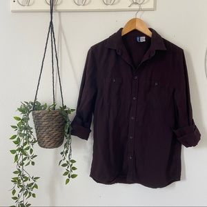 Eggplant Button—Up | H&M